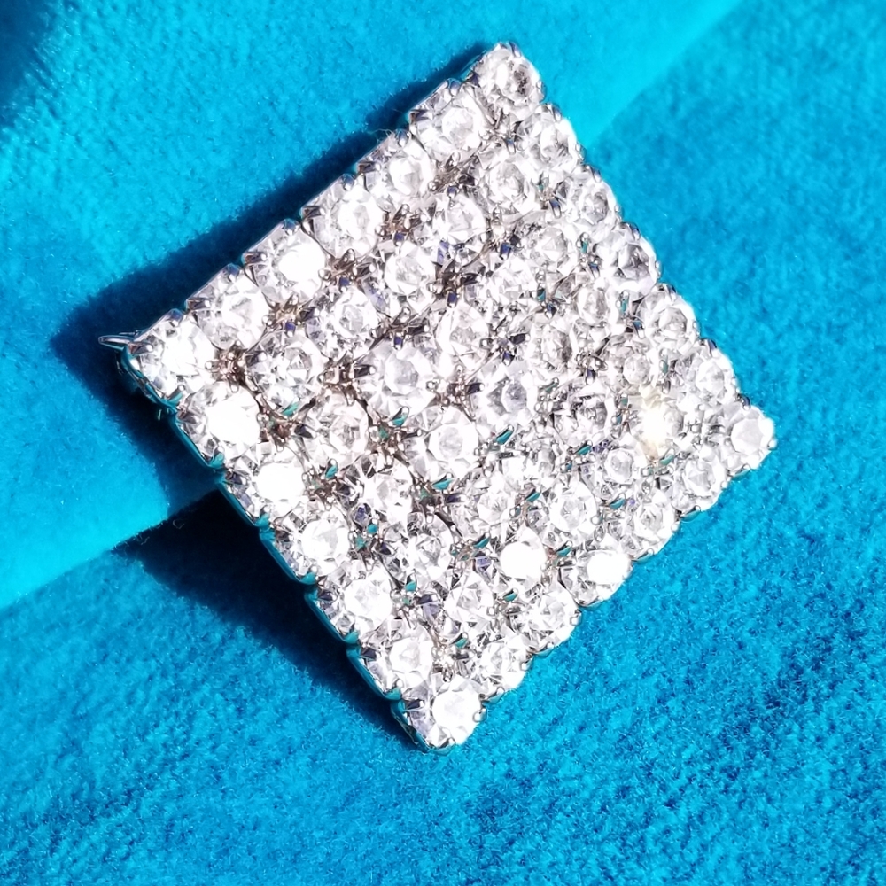 Vintage Rhinestone Brooch - Picture 7 of 13
